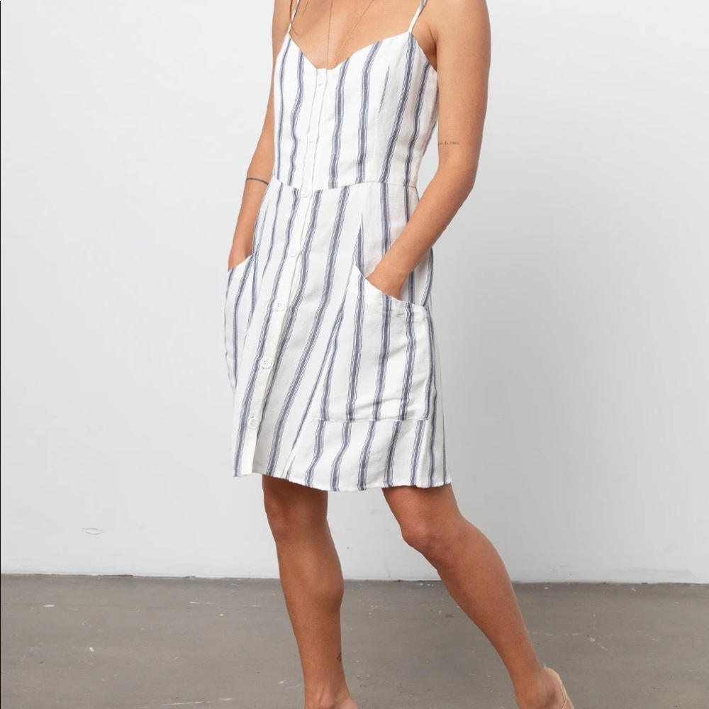 NWT Rails Aurora Shoreline stripe dress medium